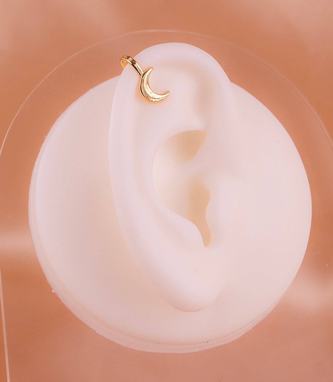 Clip Oreja/Nariz Luna Dorada Ref:E072