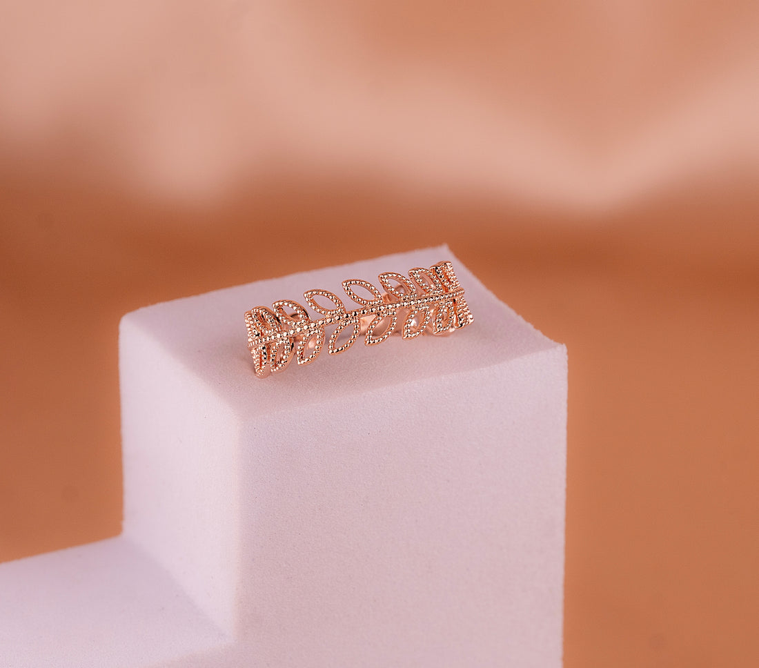 Anillo Helena Oro Rosa  Ref:A325