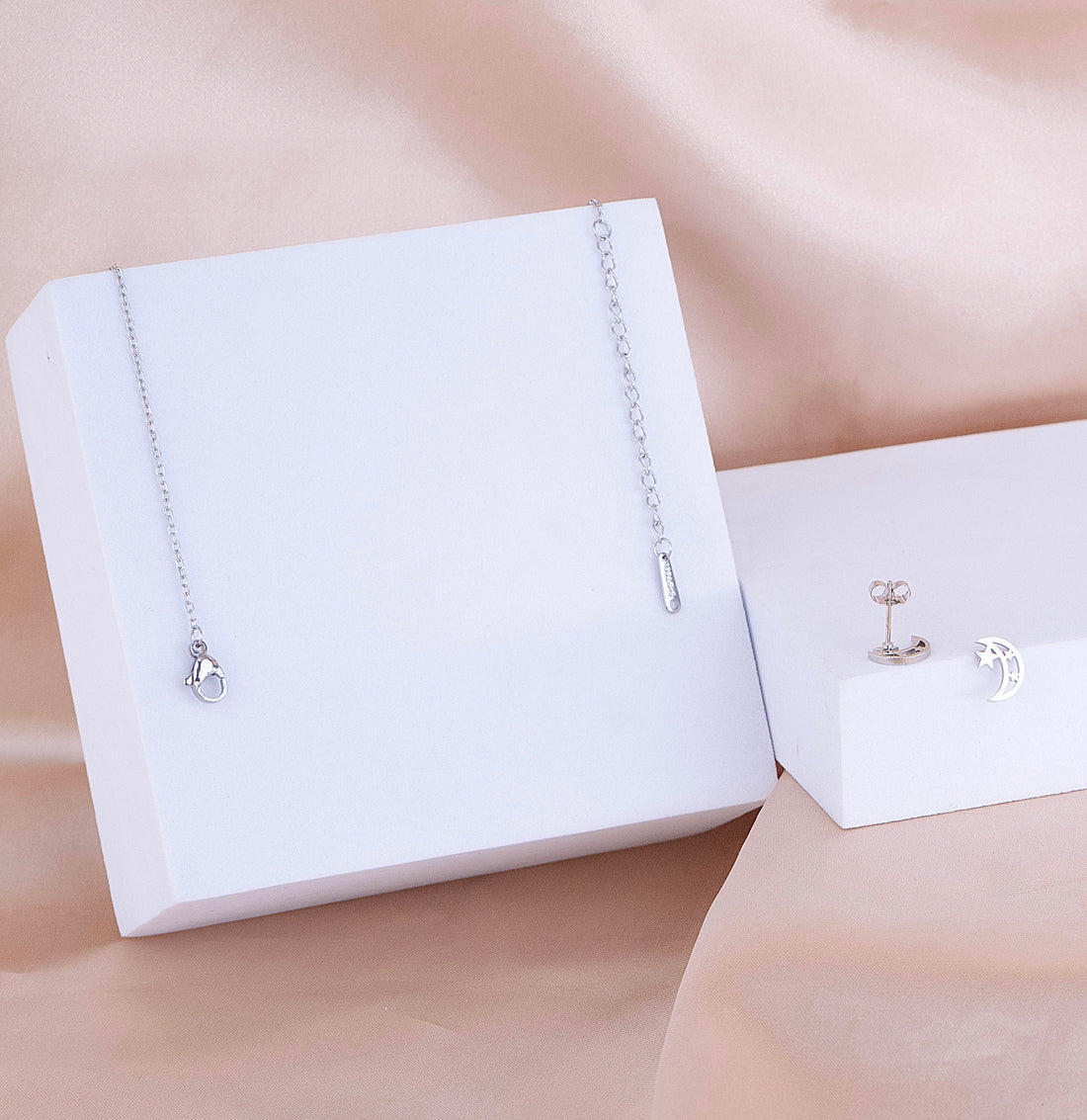 Juego Luna Estrella Plateado Ref: G270