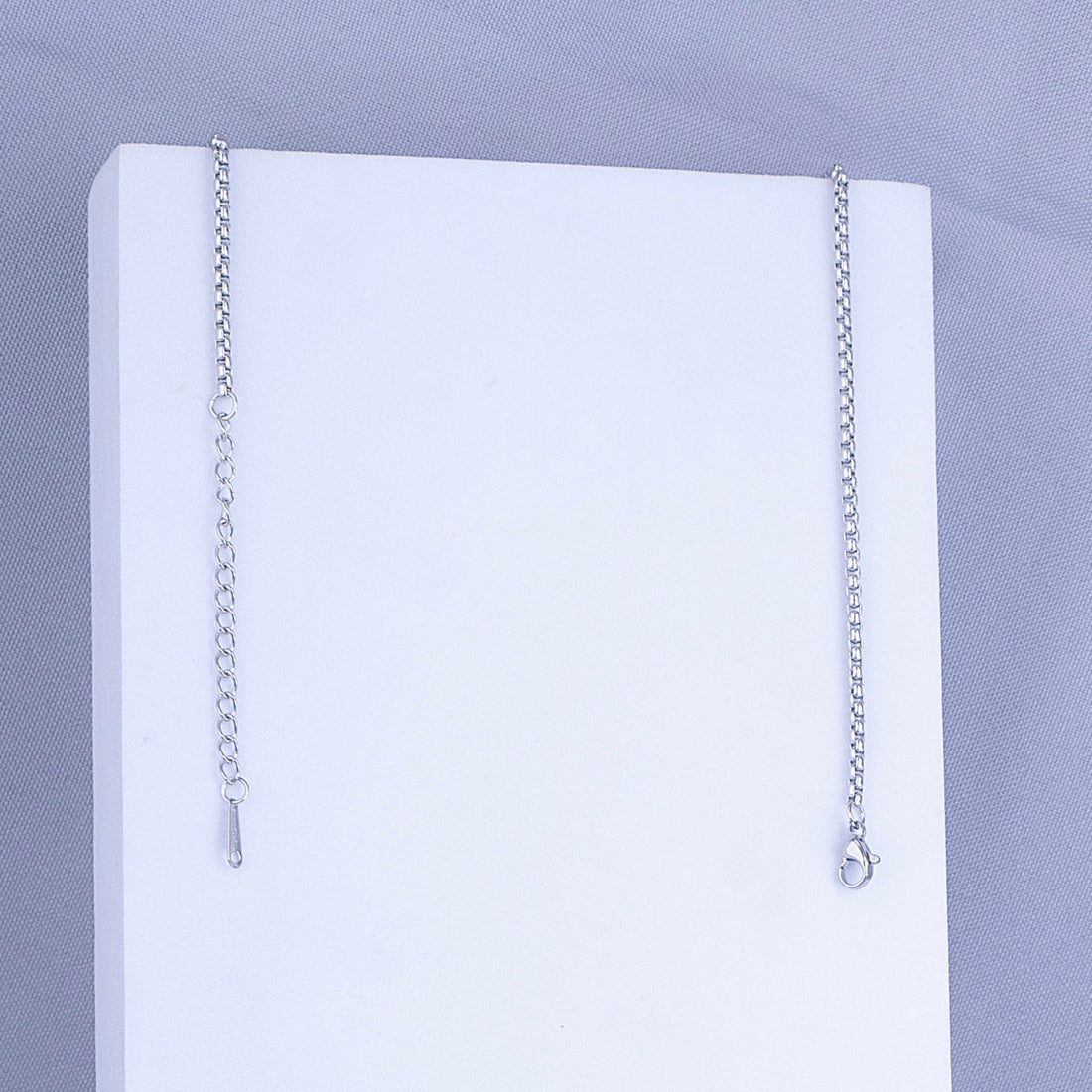 Cadena Hombre Placa Plateada Ref: F846