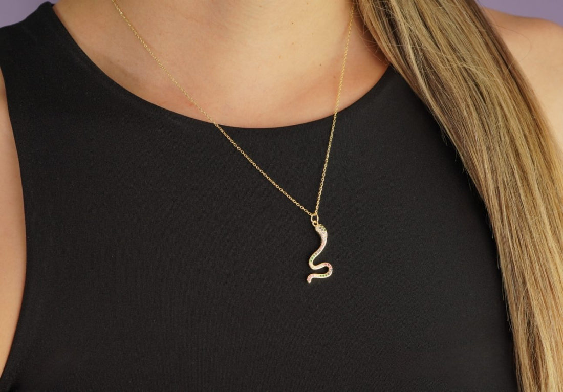 Cadena Serpiente Arcoiris Ref: C702