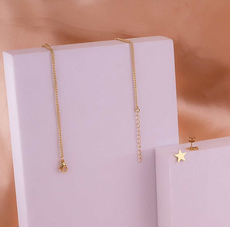 Juego Estrella Triple Dorado Ref:G369