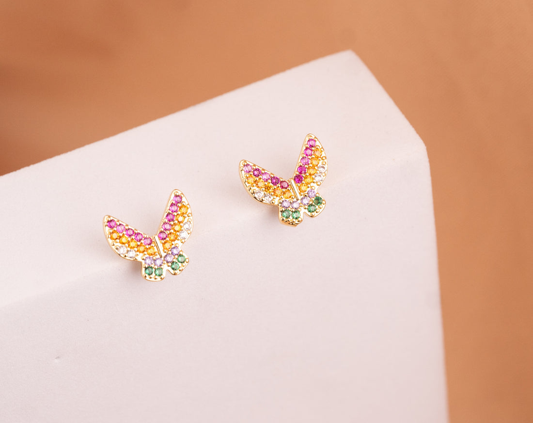 Topitos Mariposas Multicolor Ref:L1213