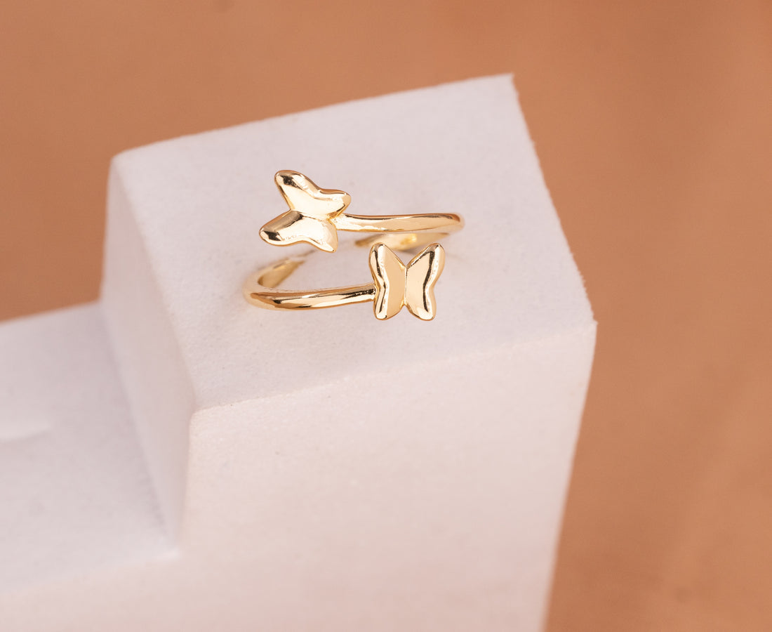 Anillo Vuelo De Mariposas Ref:A2720