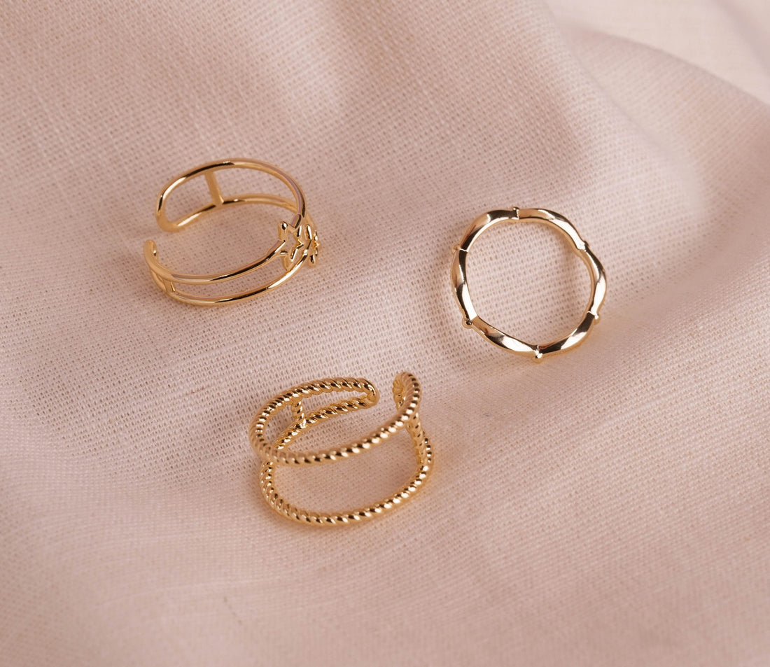 Set X 3 Anillos Estrellas Fugaces Ref: J149