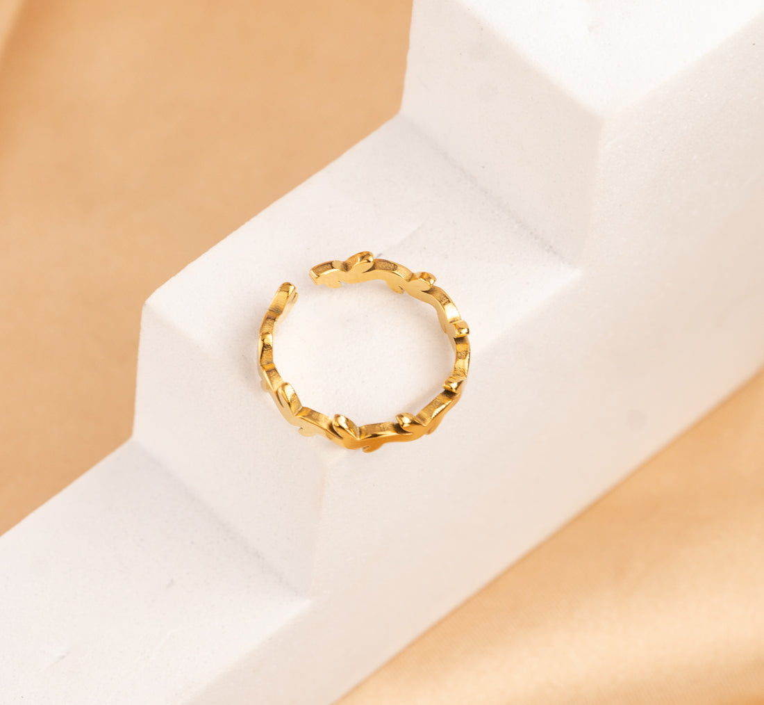 Anillo Romano Dorado Ref: A2340