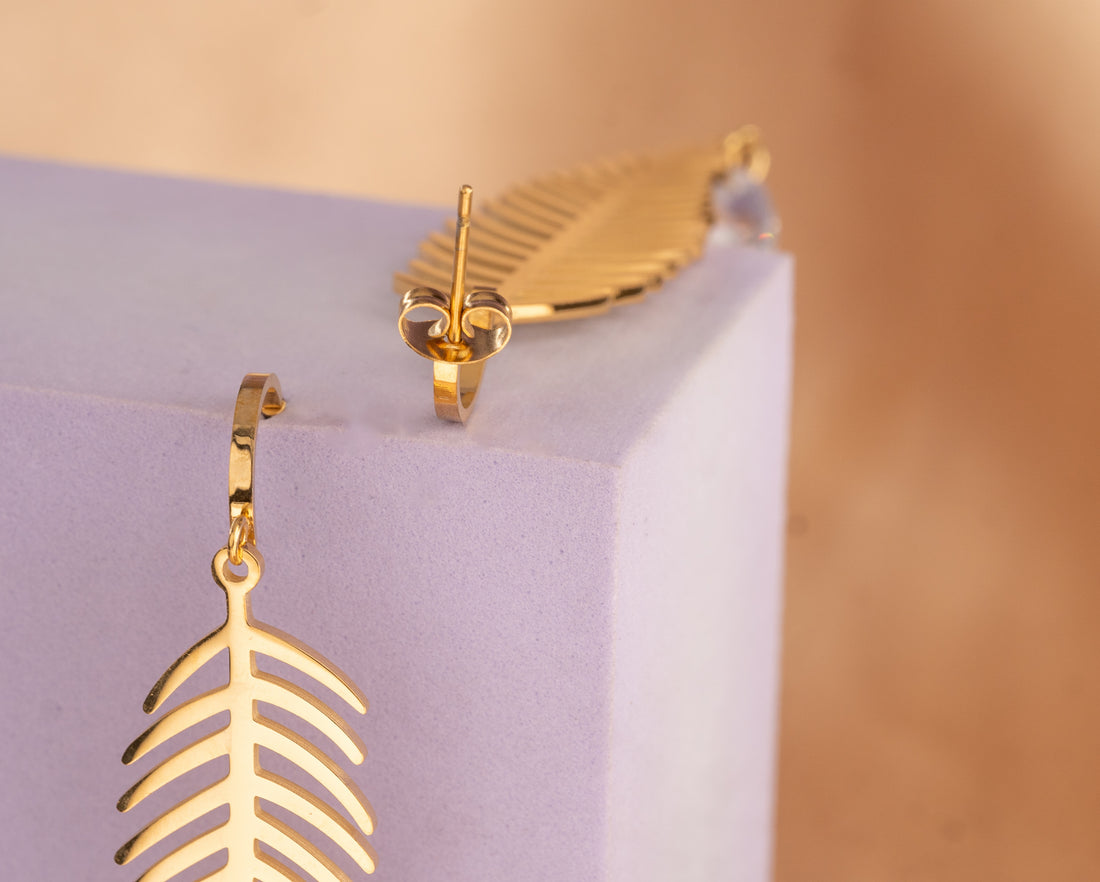 Aretes Primavera Dorados Ref: B2403