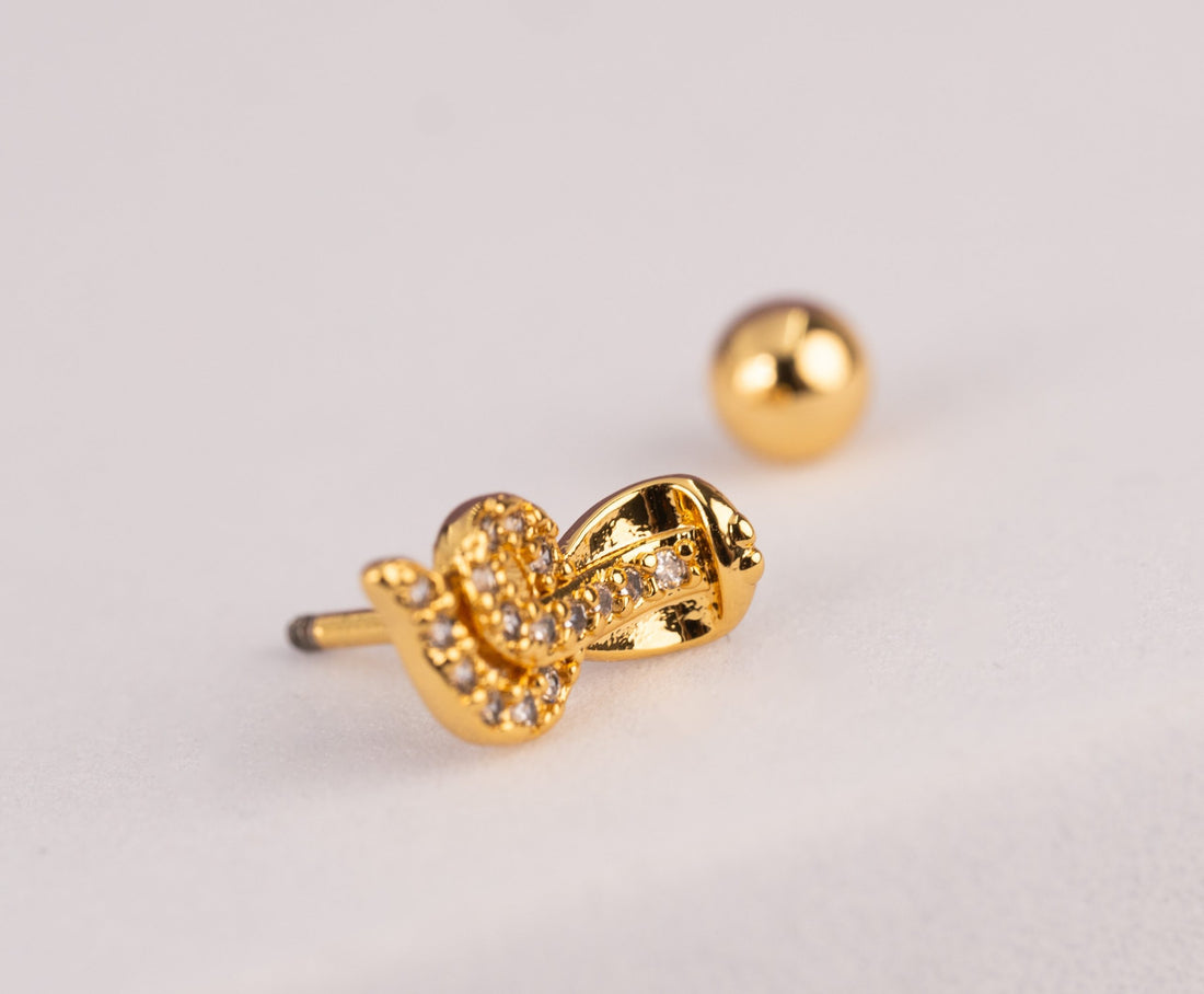 Piercing Cobra Dorada Ref: H787