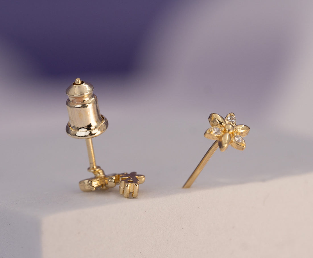 Topitos Jazmín Dorados Ref: L613