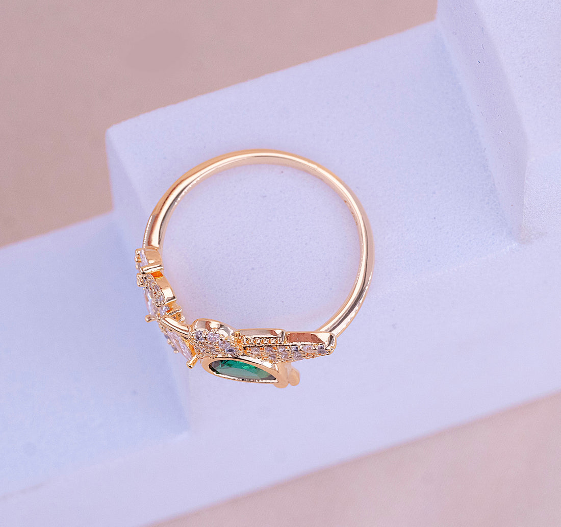 Anillo Colibrí Dorado Ref: A1681