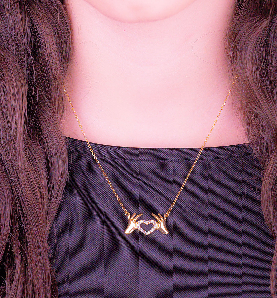 Cadena Manos Corazón Ref:C187