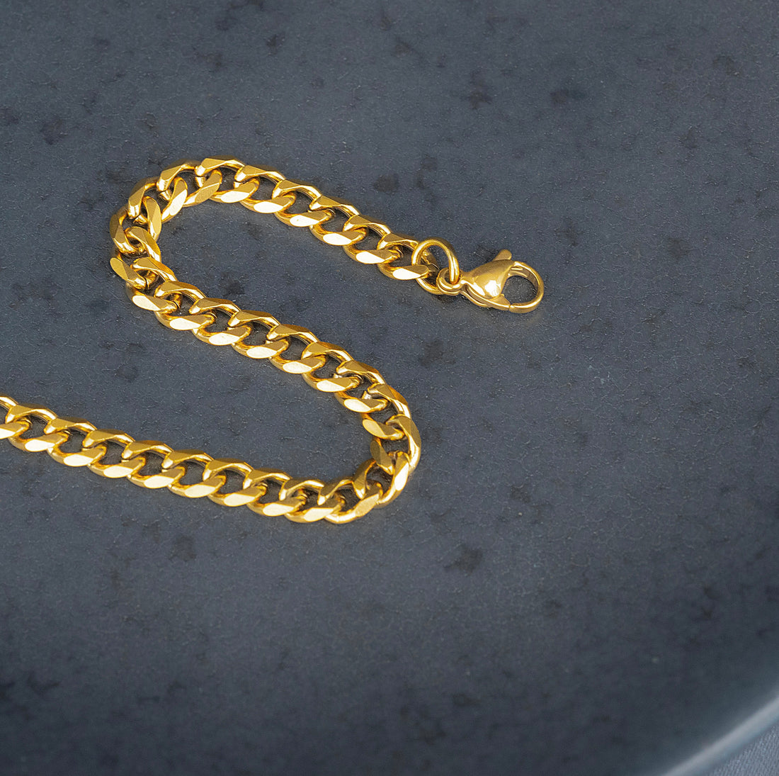 Pulsera Eslabones Dorada Hombre Ref: F069