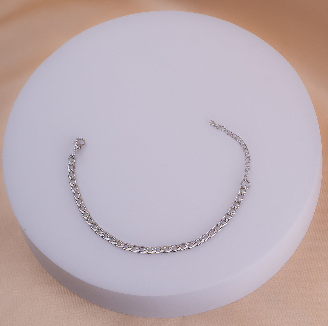 Pulsera Eslabones Plateada Ref:I353