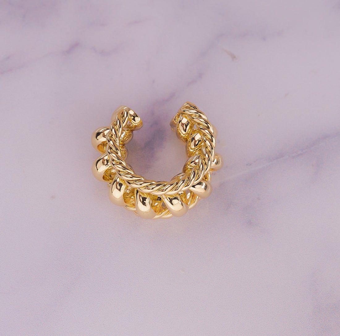 Ear Cuff París Dorado Ref: E844