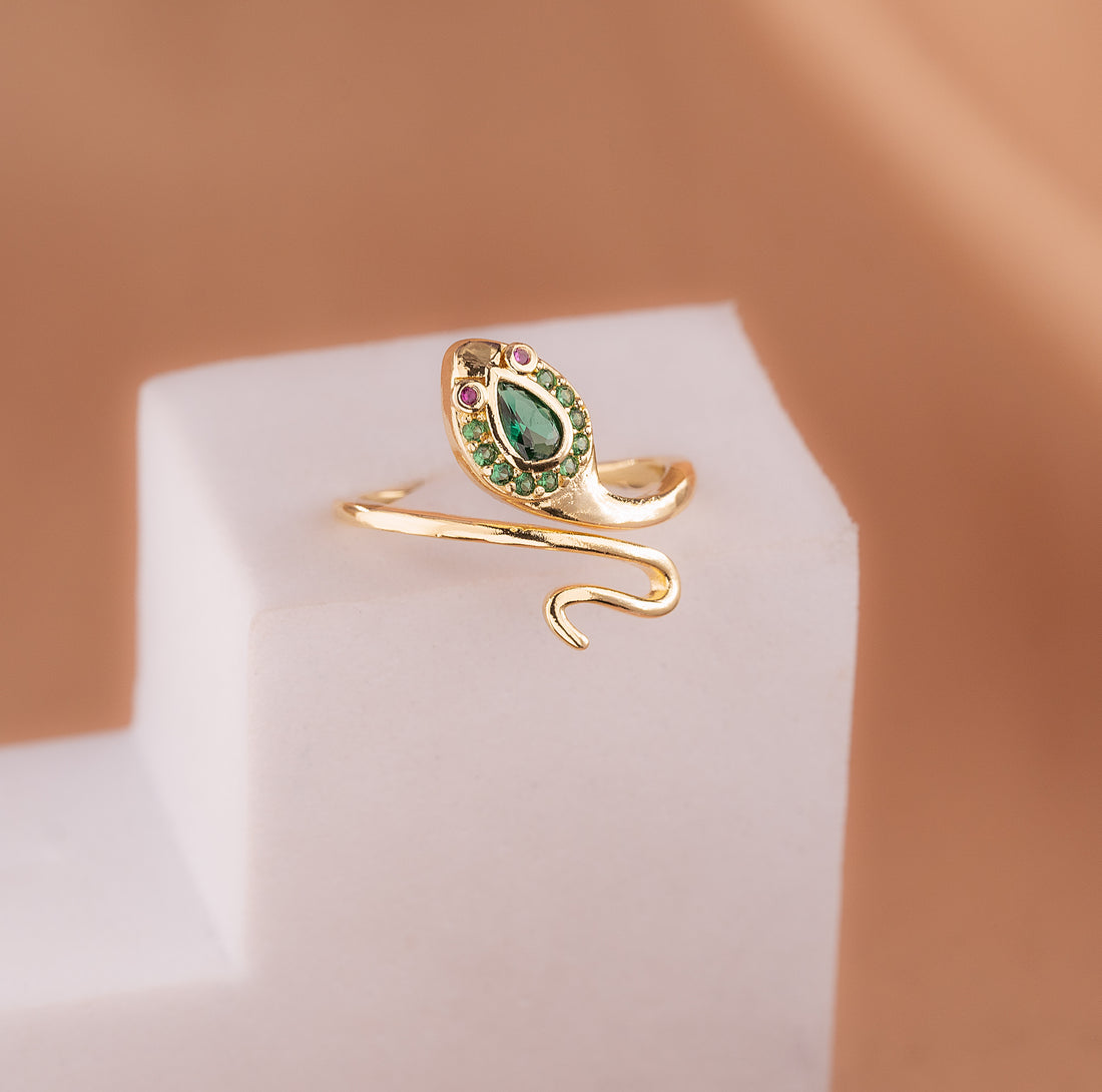 Anillo Serpiente Verde Ref: A2820