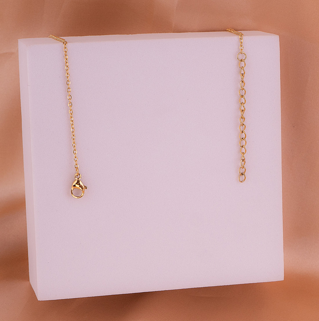 Cadena Espigas Círculo Dorada Ref: C265