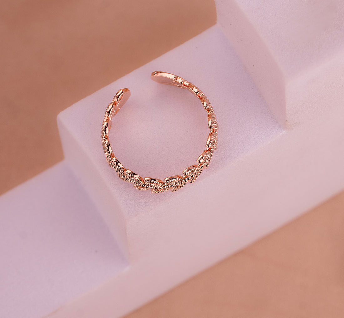 Anillo Helena Oro Rosa  Ref:A325