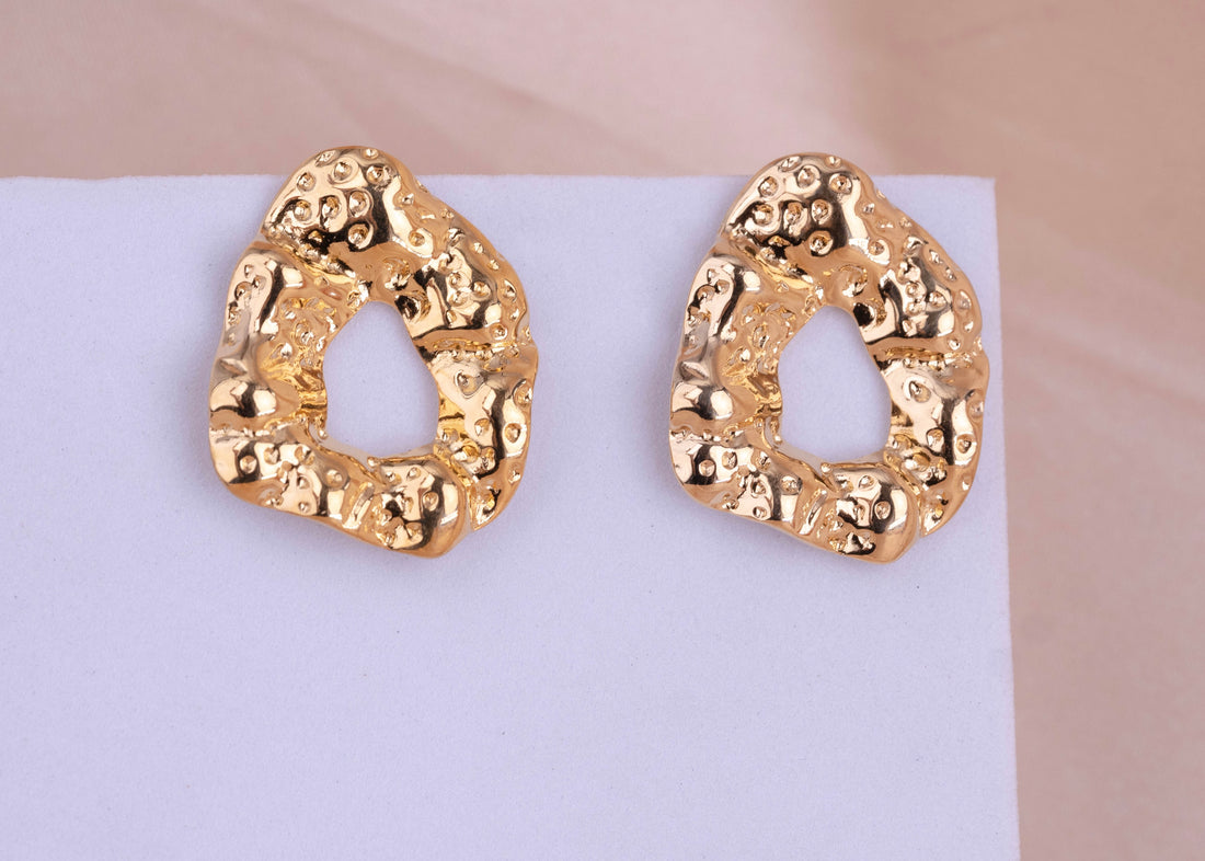 Aretes Enith Dorados Ref: B167