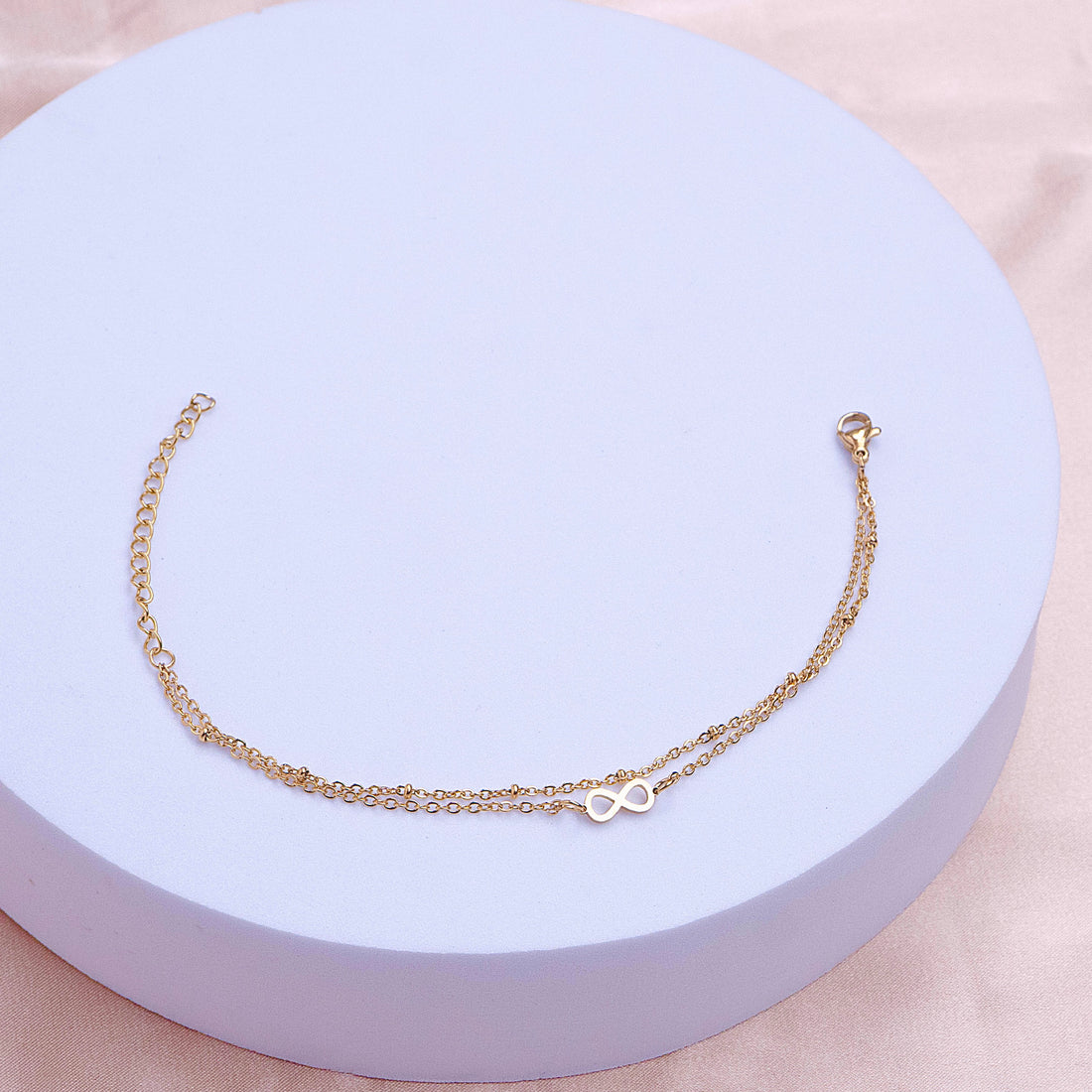 Pulsera Infinito Dorada Ref: I074