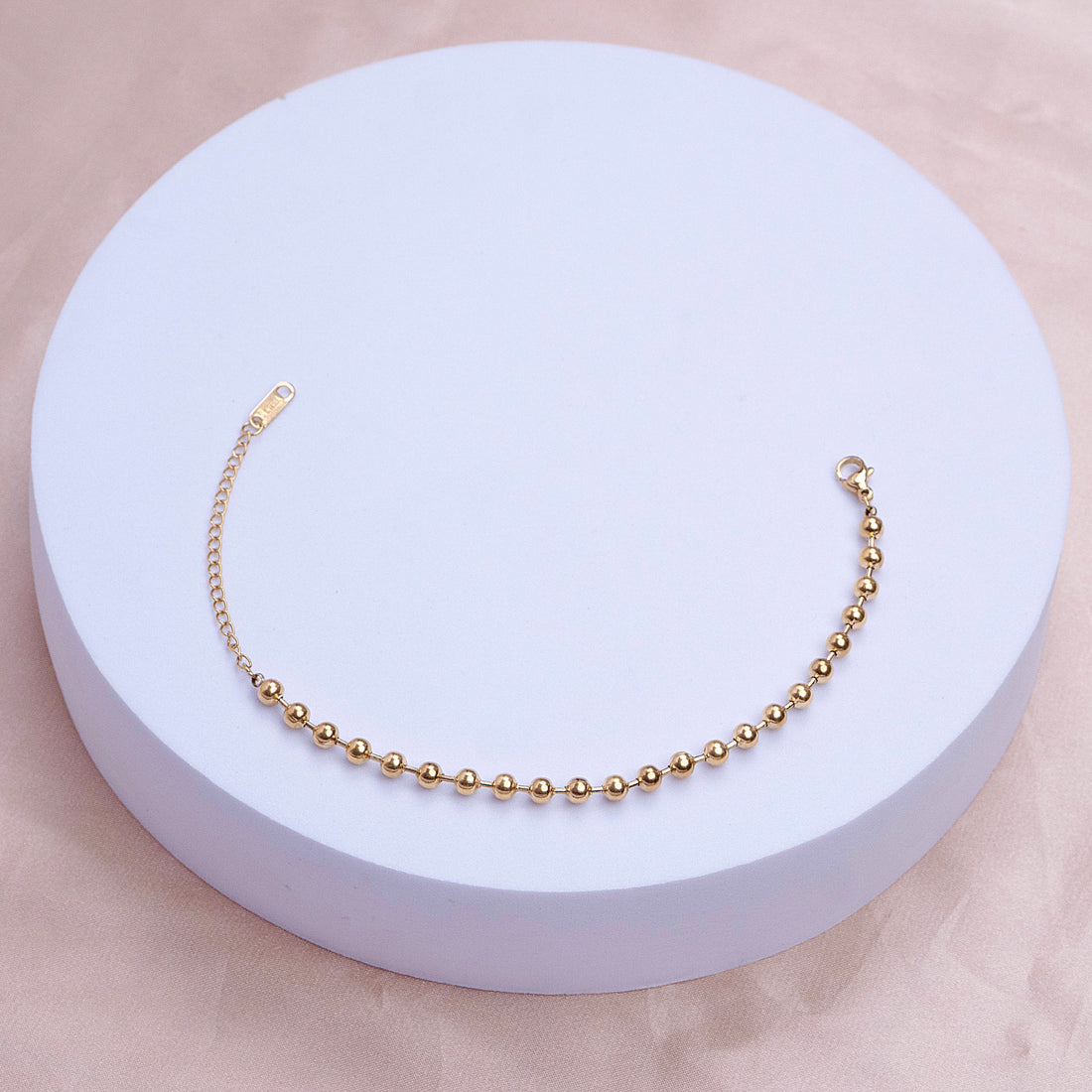 Pulsera Balines Dorada Ref: I170