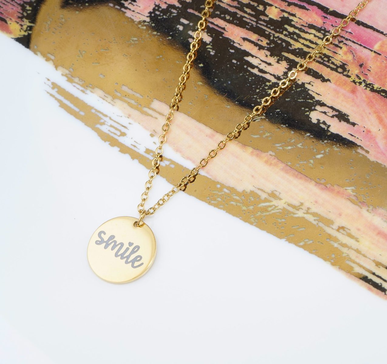 Cadena Smile Dorada Ref: C1404