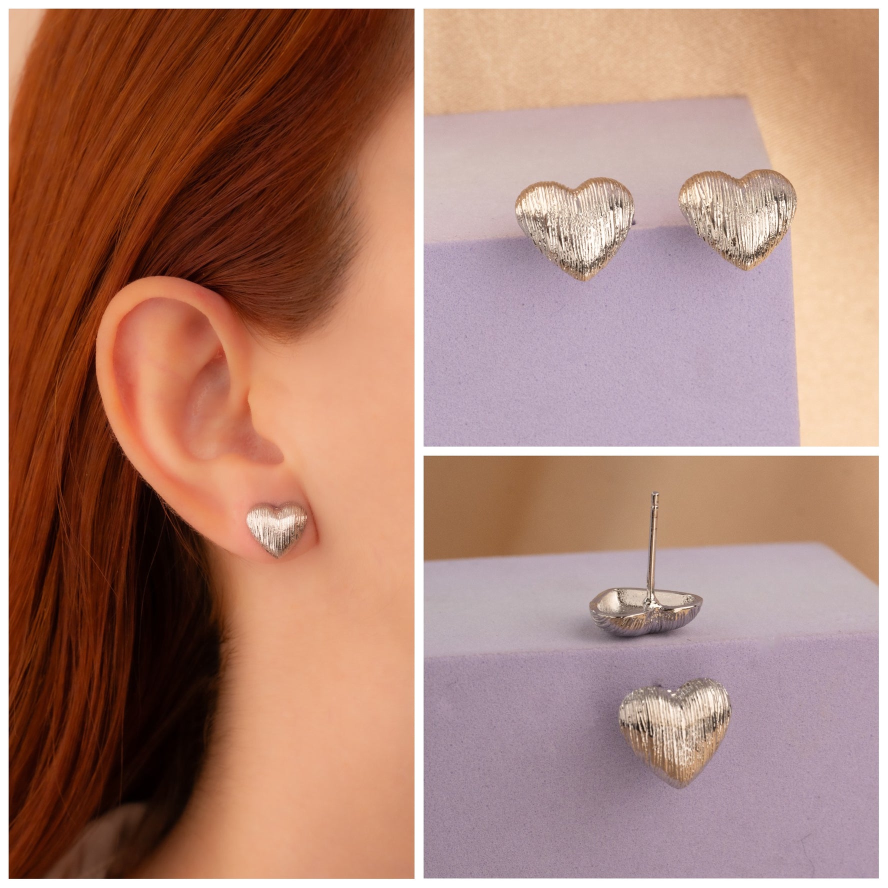 Topitos Corazones Rayados Ref: L216