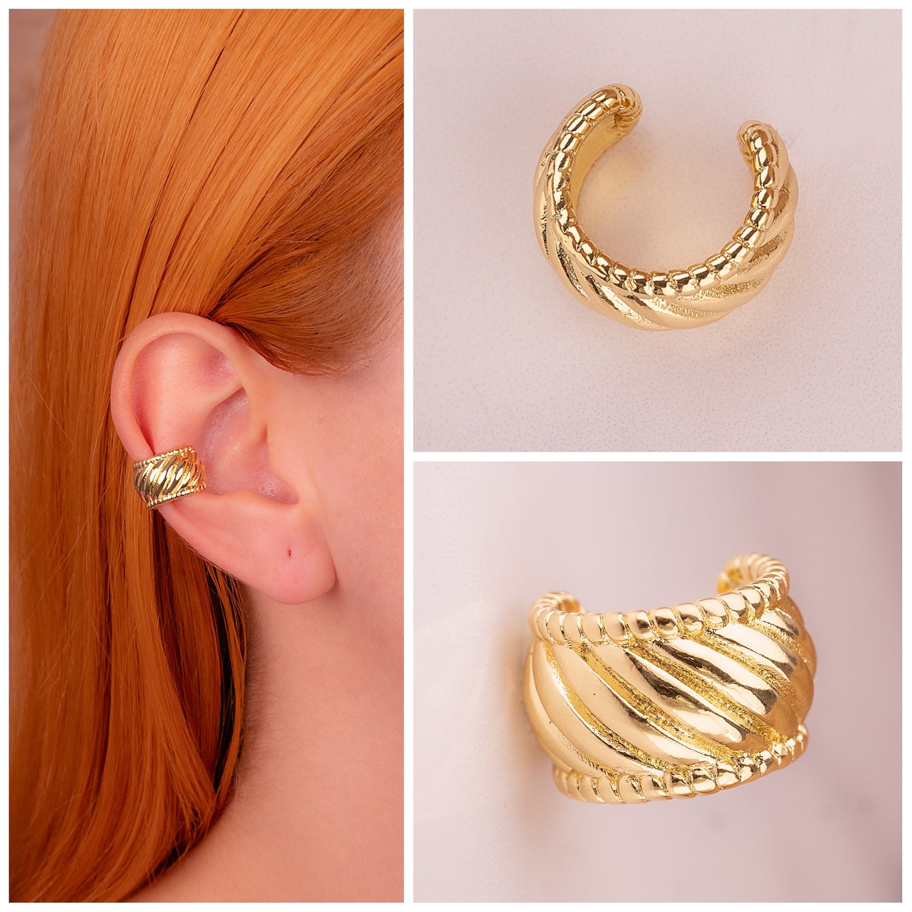 Ear Cuff Edwina Dorado Ref: E705
