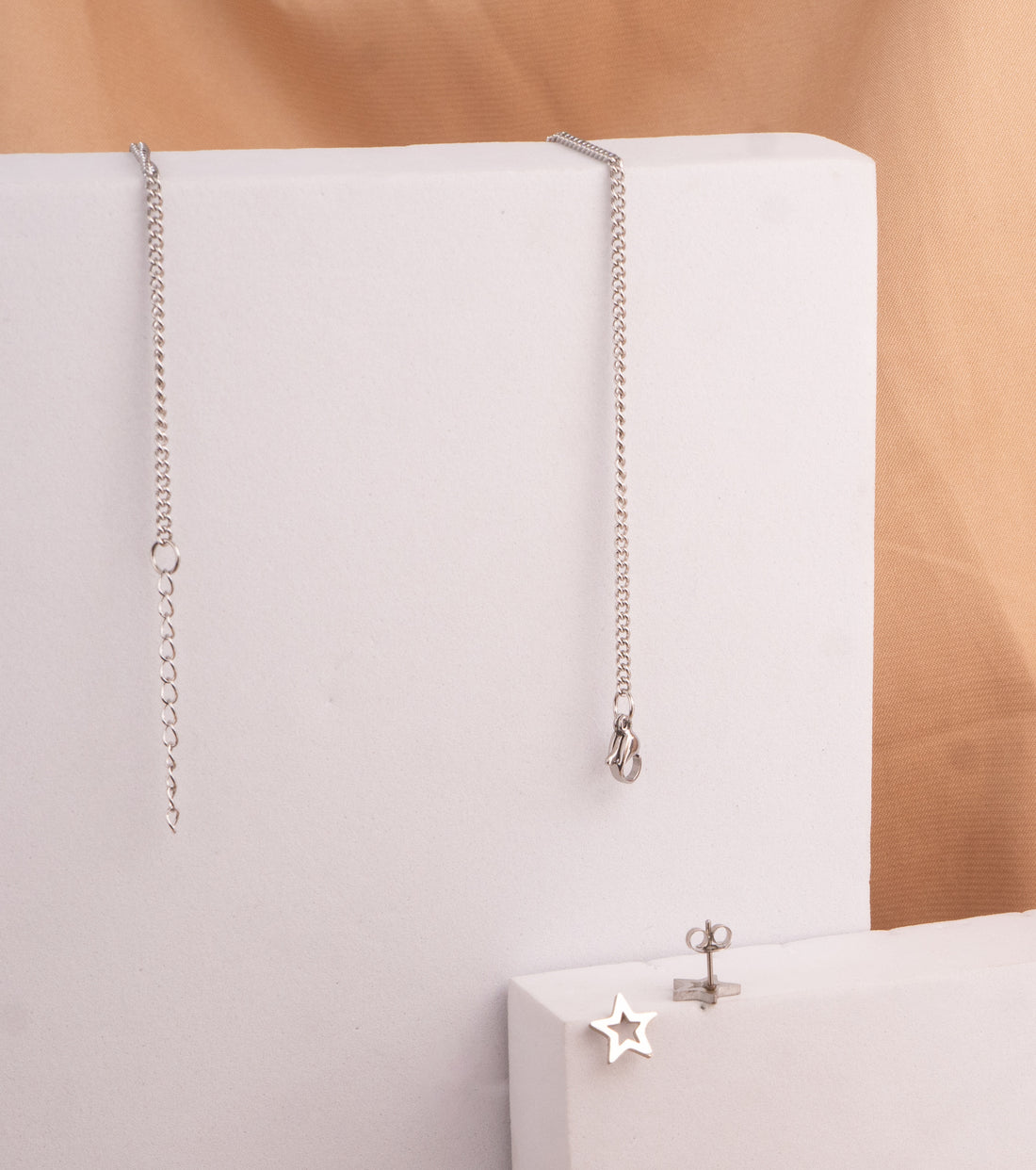 Juego Triple Estrellas Plateado Ref:G527