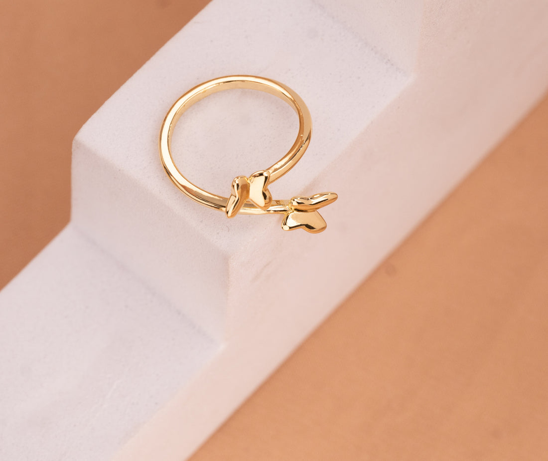 Anillo Vuelo De Mariposas Ref:A2720