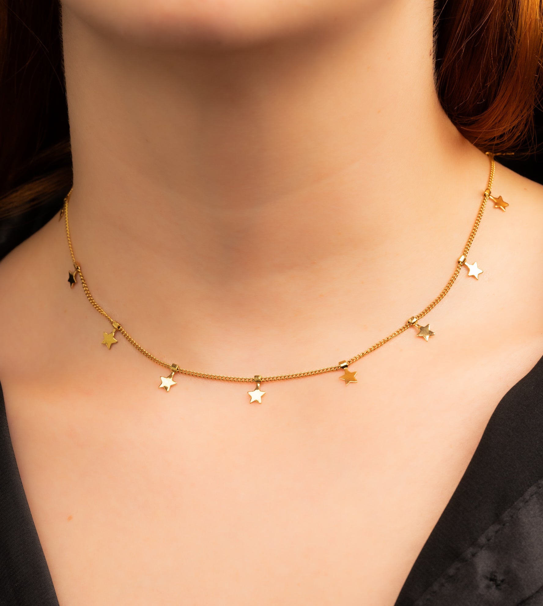 Chocker Estrellitas Dorado Ref:C343
