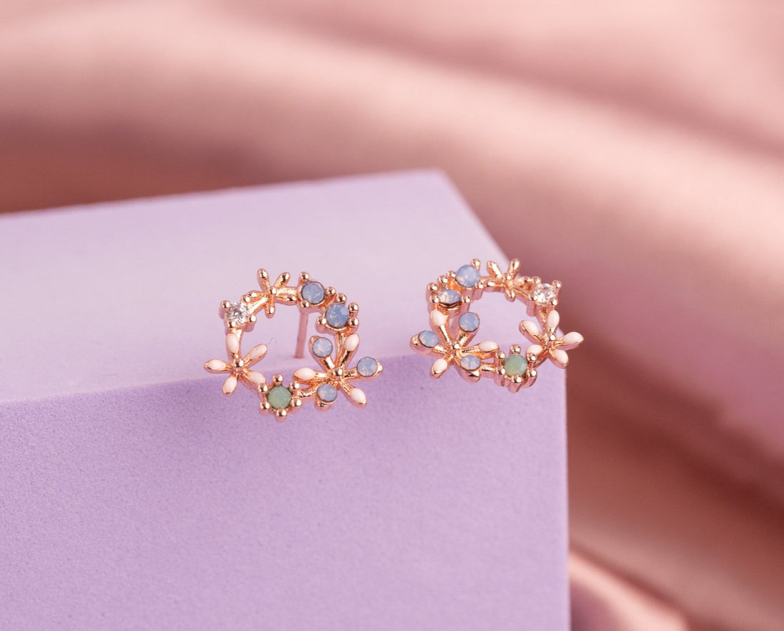 Aretes Romelia Oro Rosa Ref: B2522