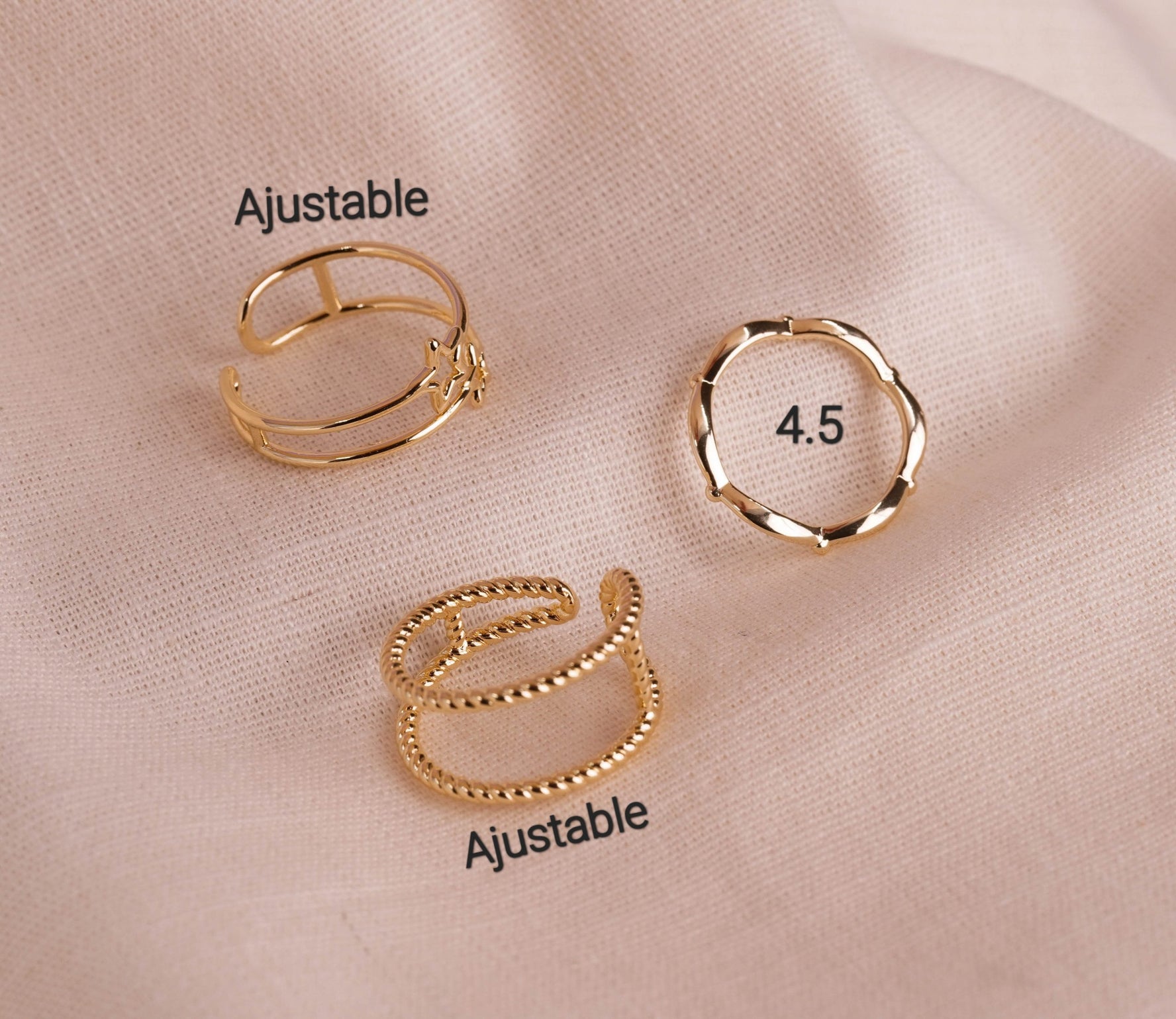 Set X 3 Anillos Estrellas Fugaces Ref: J149