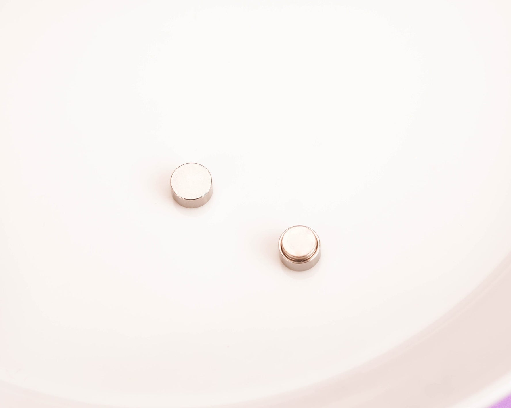 Topo Círculo Imán Plateado Ref: F366