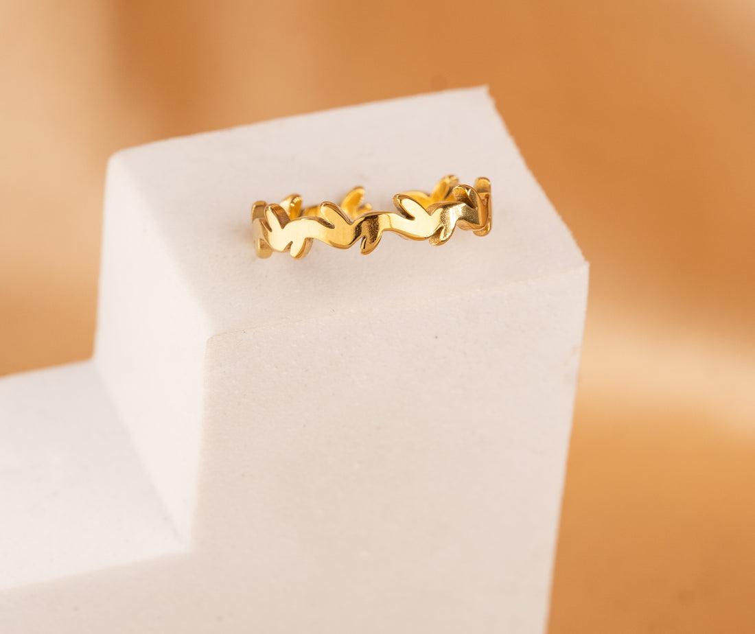 Anillo Romano Dorado Ref: A2340