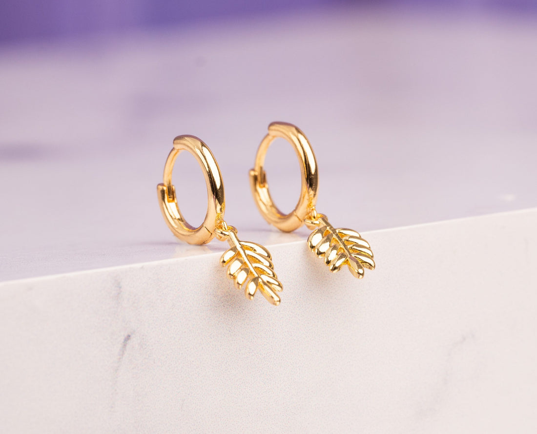 Candongas Hojas Doradas Ref: B963