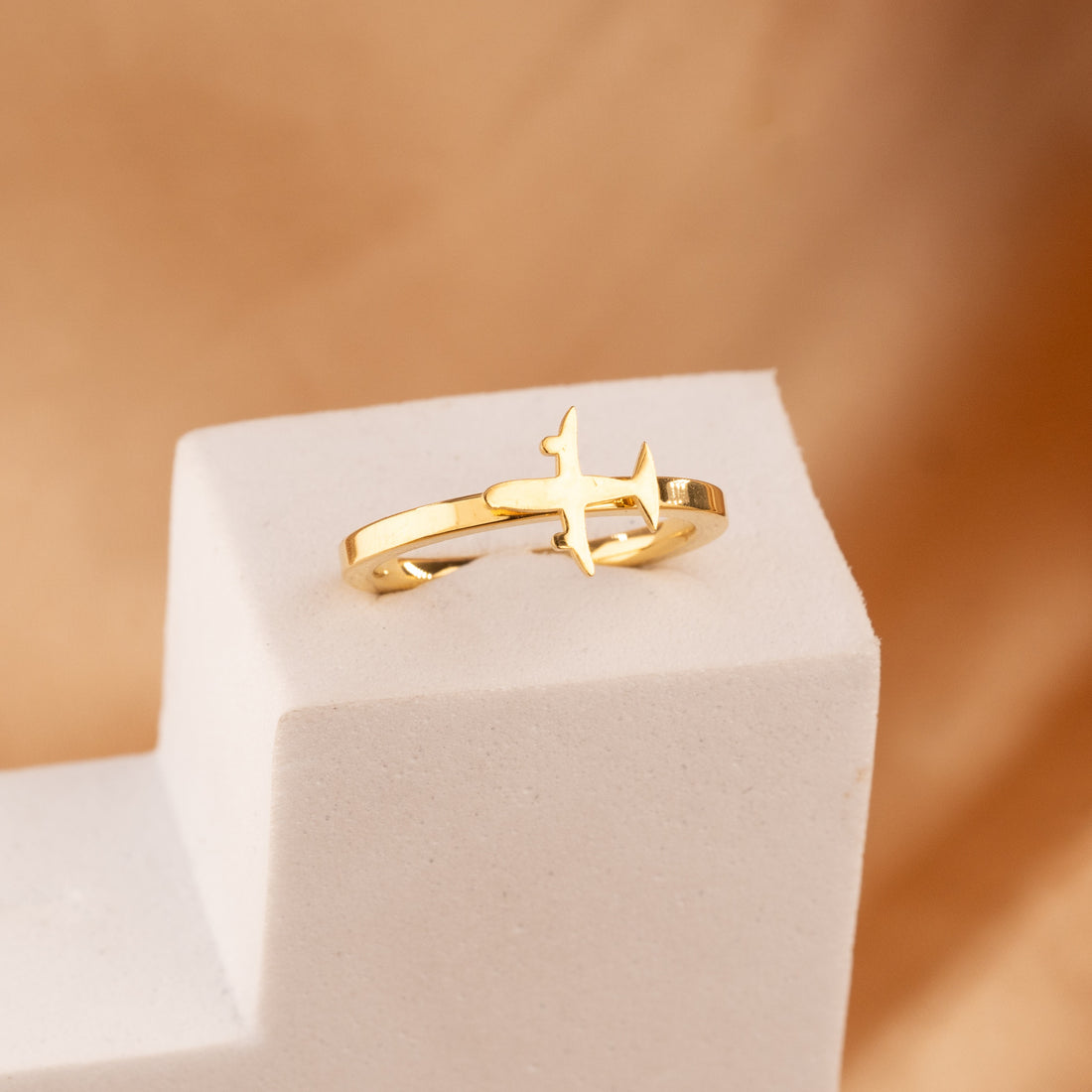 Anillo Avión Dorado Ref: A2320