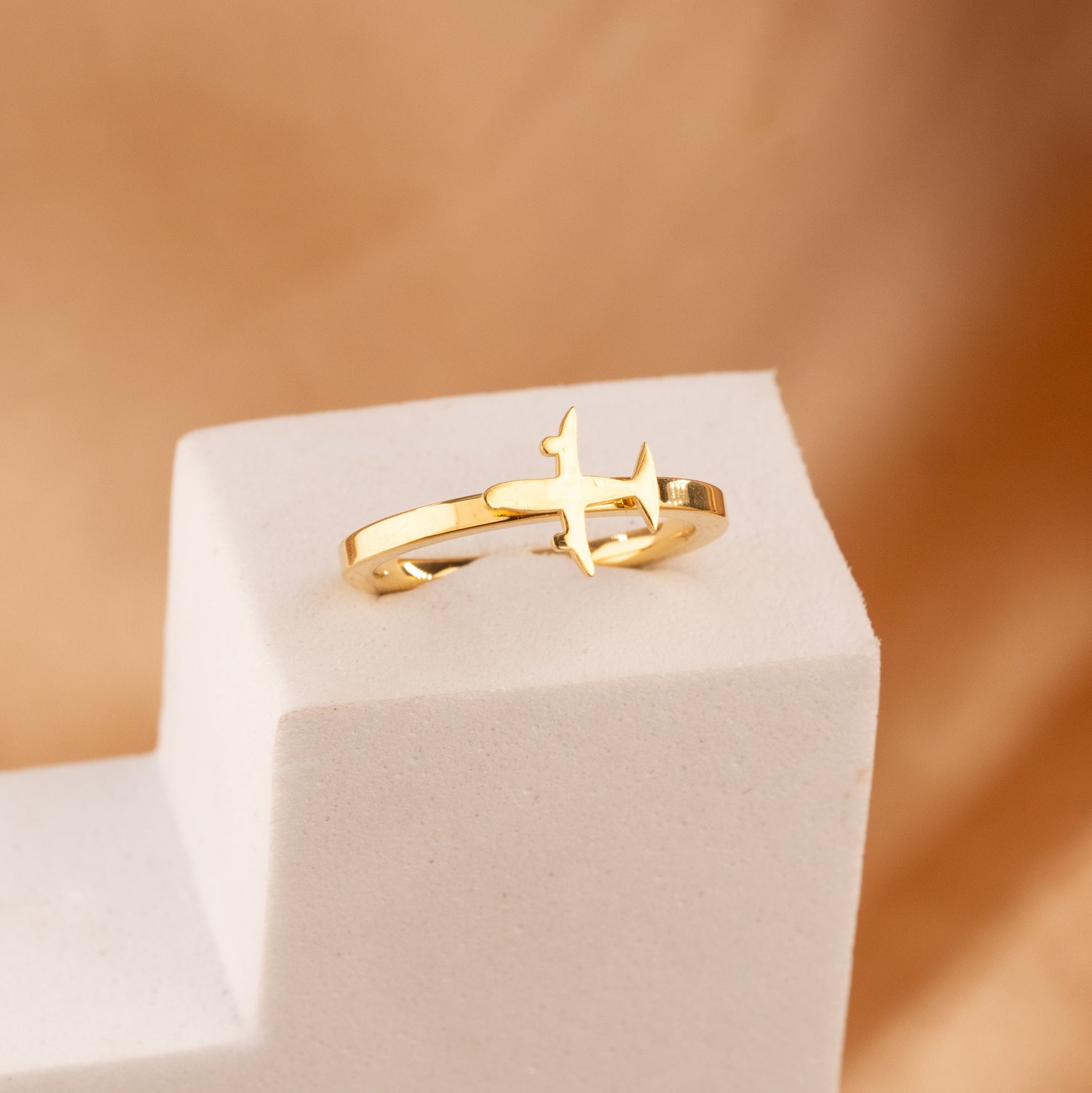 Anillo Avión Dorado Ref: A2320