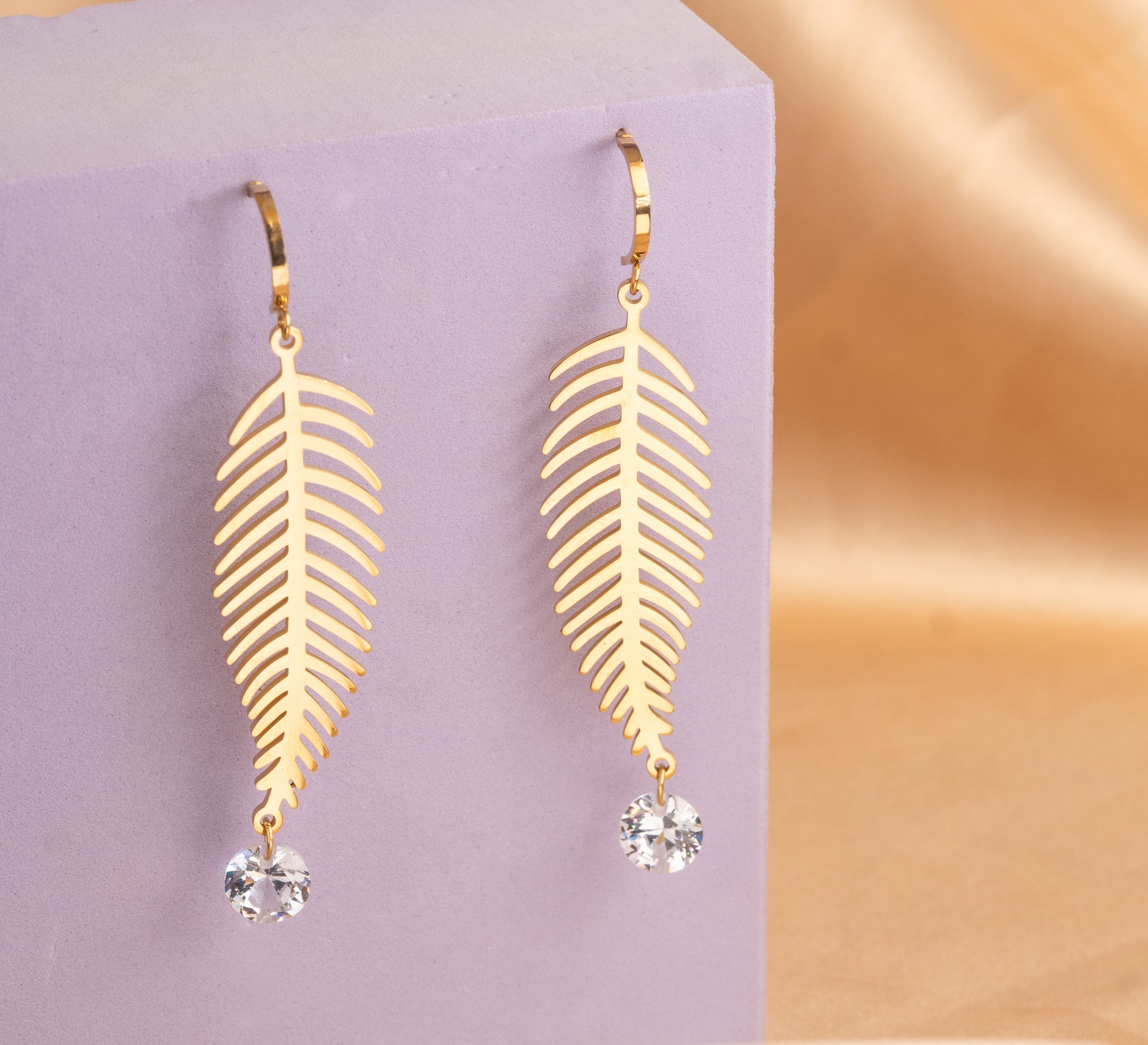 Aretes Primavera Dorados Ref: B2403
