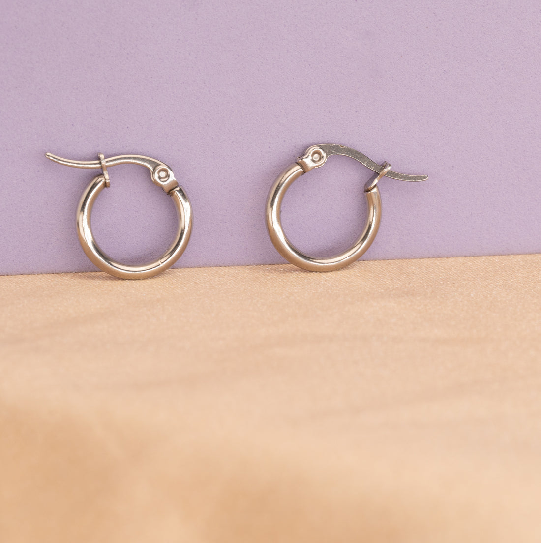 Candongas 15 mm Plateadas Ref: B2023