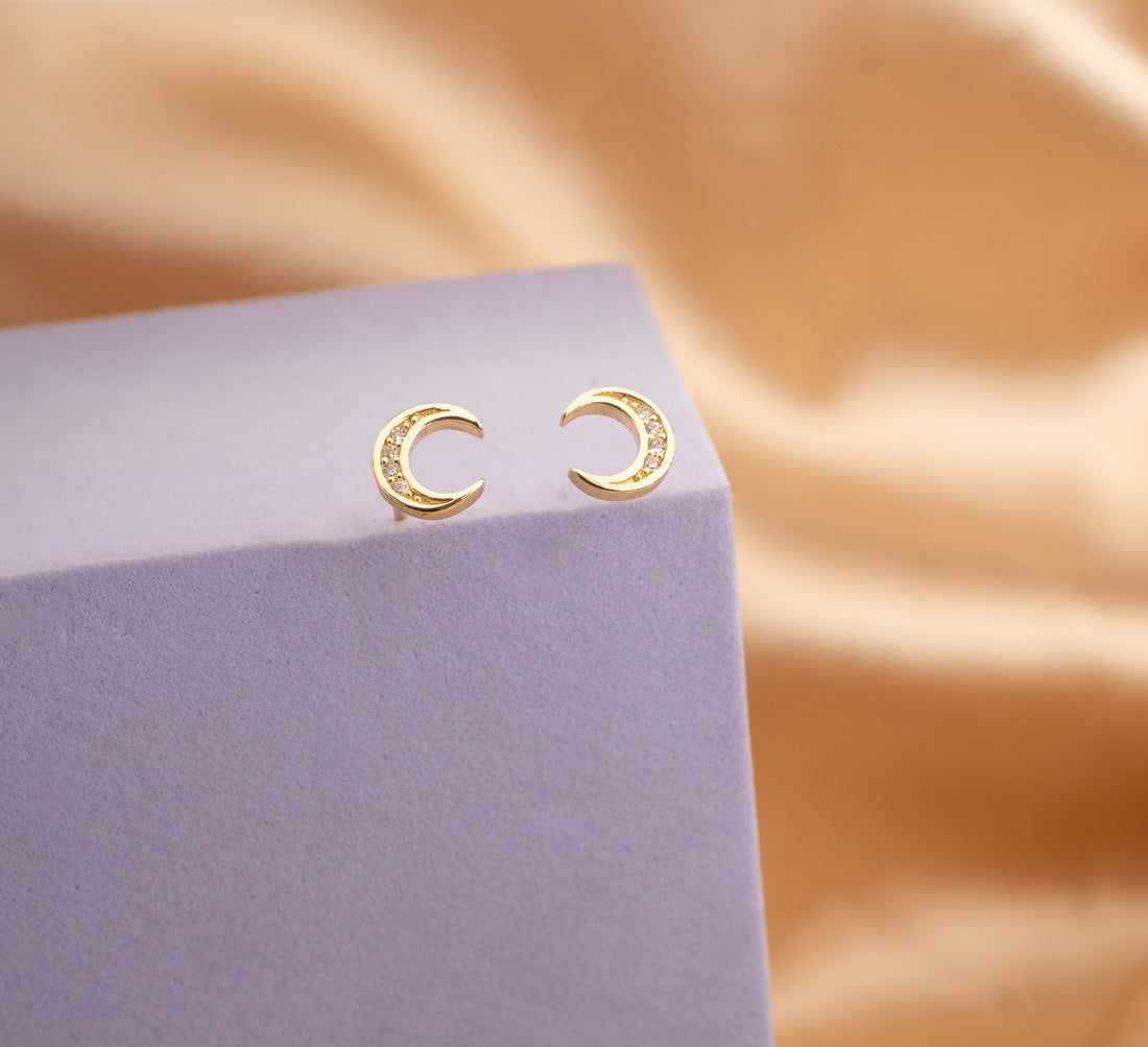 Topitos Media Luna Dorados Ref: L1151