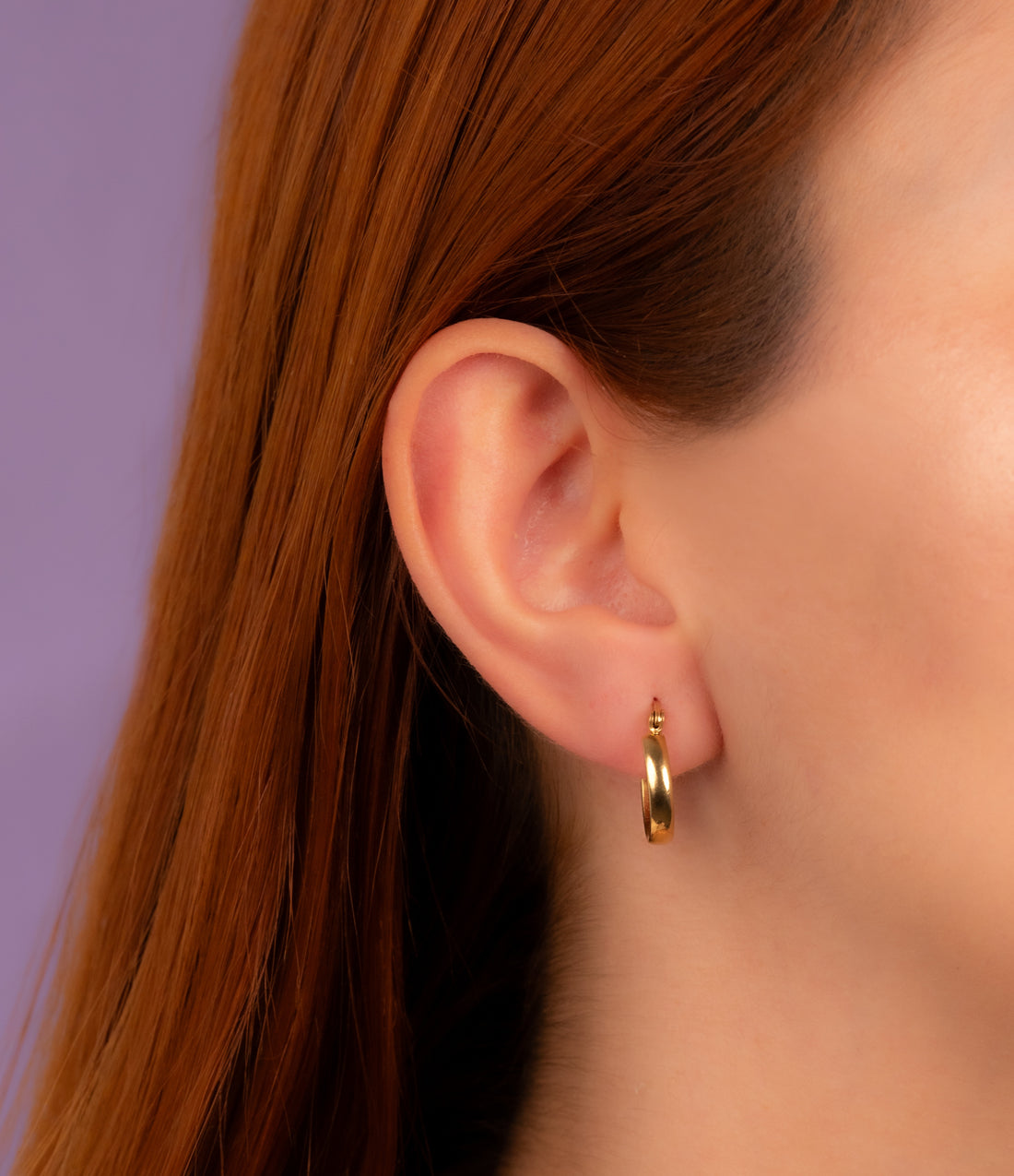 Candongas 15 mm Gruesas Doradas Ref: B2083