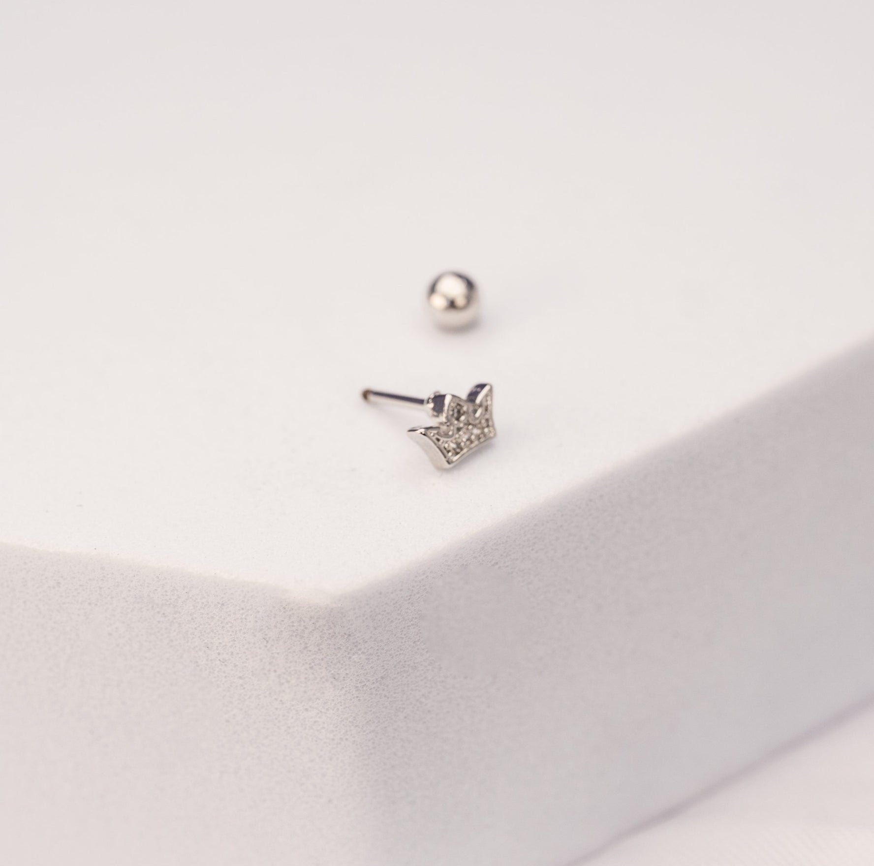 Piercing Corona Plateado Ref: H1087