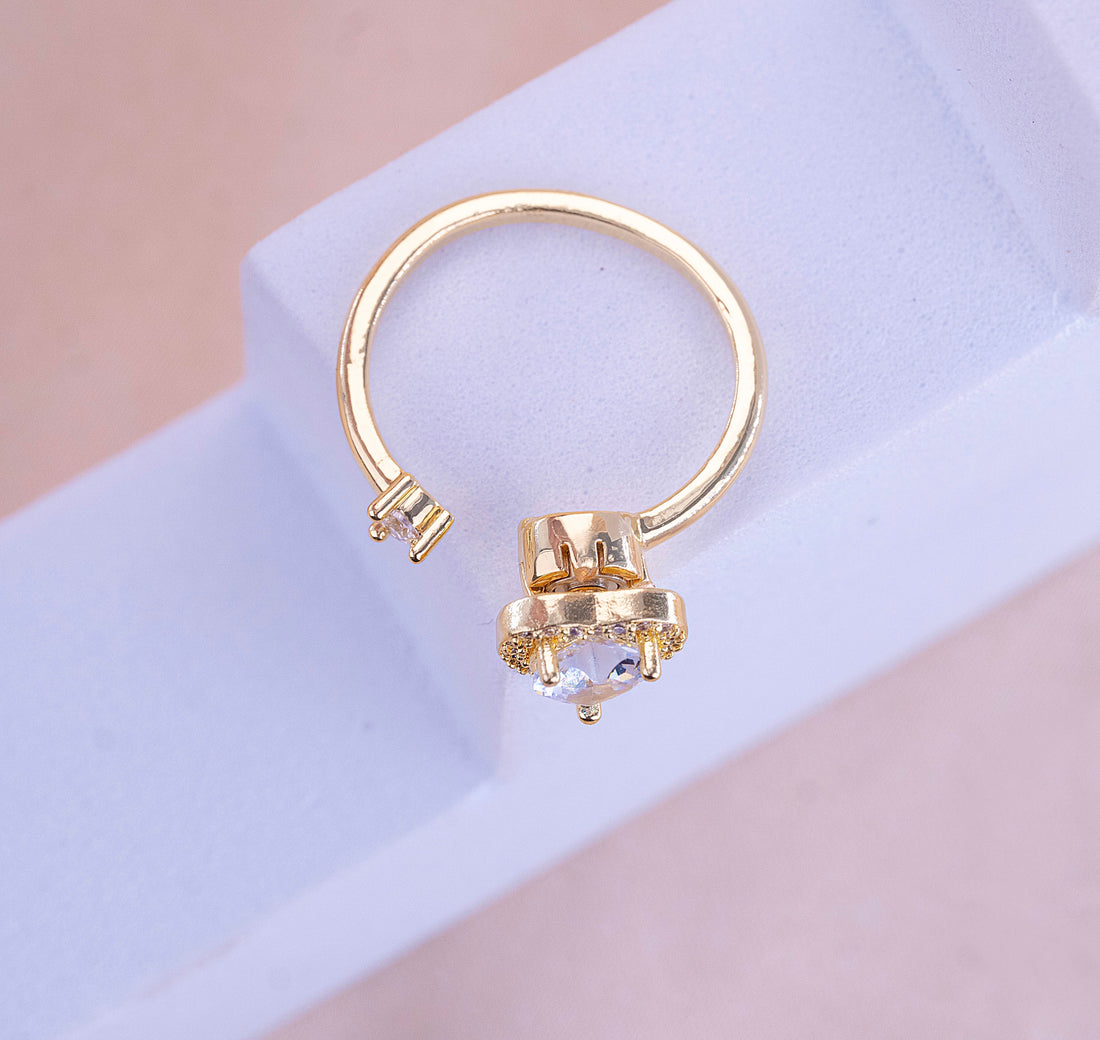 Anillo Ansiedad Corazón Dorado Ref: A1621