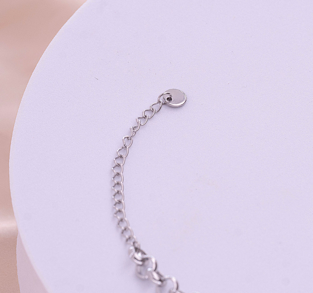 Pulsera Relicario Corazón Plateado Ref: I191