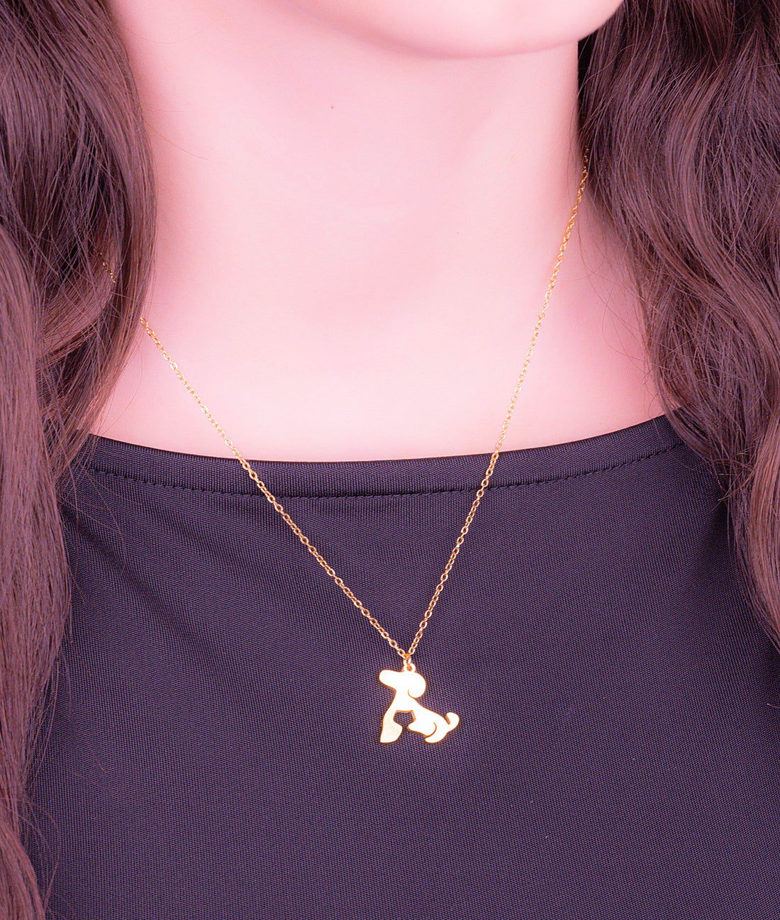 Cadena Perro Gato Dorada Ref:C105