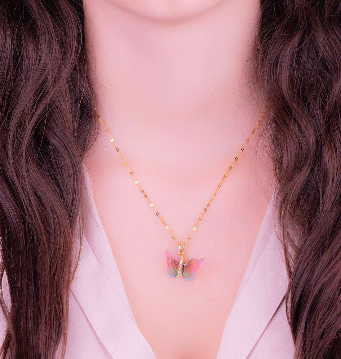 Cadena Mariposa Multicolor Ref: C505