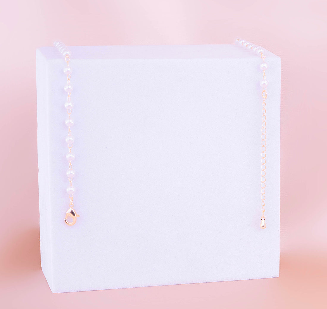 Collar Moño Perlas Ref: D305