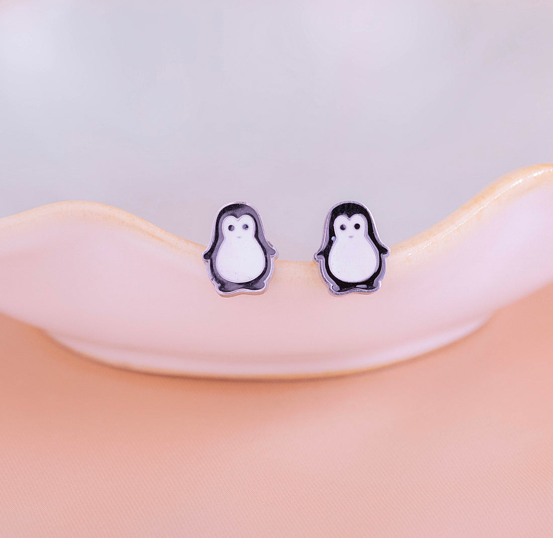 Topitos Seguridad Pingüinos Plateados Ref: L556