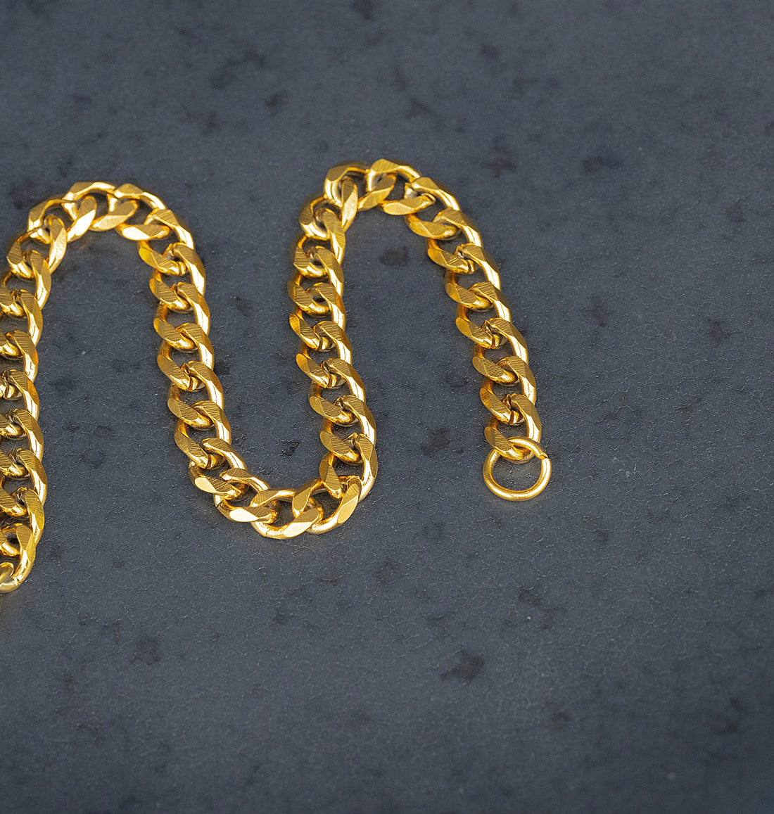 Pulsera Eslabones Dorada Hombre Ref: F069