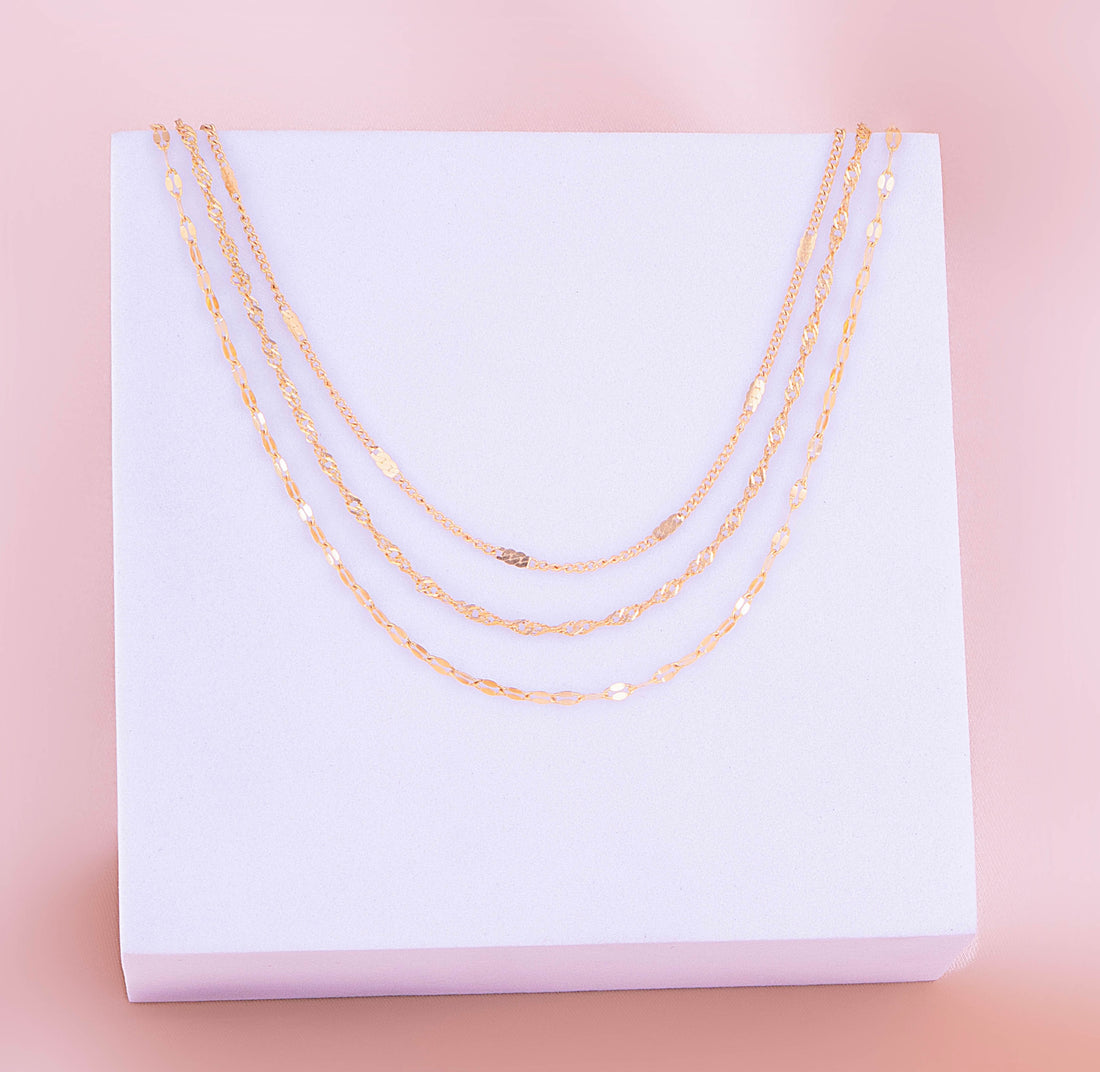 Cadenita Triple Dorada Ref: C525